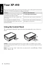 Предварительный просмотр 2 страницы Epson Small-in-One XP-410 Manual Rapide