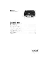 Epson Small-in-One XP-600 Quick Manual preview