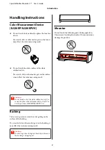 Preview for 7 page of Epson SpectroProofer Mounter 17" User Manual