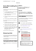 Preview for 11 page of Epson SpectroProofer Mounter 17" User Manual