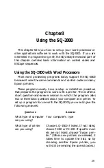 Preview for 50 page of Epson SQ-2000 Operating Manual