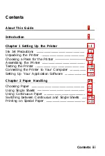 Preview for 5 page of Epson SQ-2550 User Manual