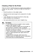 Preview for 19 page of Epson SQ-2550 User Manual