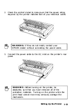 Preview for 27 page of Epson SQ-2550 User Manual