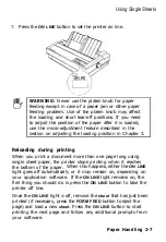 Preview for 52 page of Epson SQ-2550 User Manual