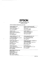 Preview for 299 page of Epson SQ-B50/2550 Technical Manual