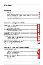 Preview for 4 page of Epson Stylus 800 Series User Manual