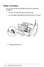 Preview for 37 page of Epson Stylus 800 Series User Manual