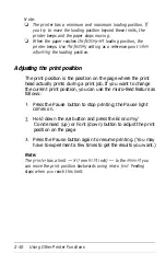 Preview for 43 page of Epson Stylus 800 Series User Manual