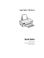 Epson Stylus C120 Series Quick Manual preview