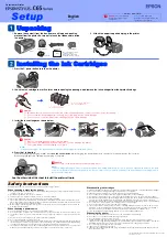 Epson Stylus C65 Setup Manual preview