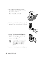 Предварительный просмотр 18 страницы Epson Stylus C80WN Setup And Installation Manual