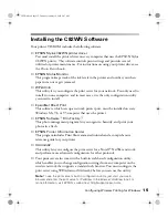 Preview for 19 page of Epson Stylus C82WN Setup And Installation Manual