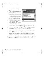 Preview for 28 page of Epson Stylus C82WN Setup And Installation Manual