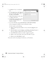 Preview for 30 page of Epson Stylus C82WN Setup And Installation Manual