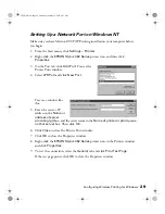 Preview for 33 page of Epson Stylus C82WN Setup And Installation Manual