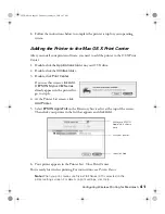 Preview for 45 page of Epson Stylus C82WN Setup And Installation Manual