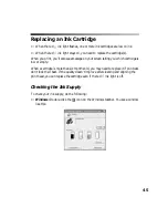 Preview for 45 page of Epson Stylus C84 Printer Basics Manual