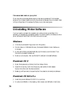 Preview for 74 page of Epson Stylus C84 Printer Basics Manual