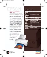 Epson Stylus COLOR 1160 Specifications preview