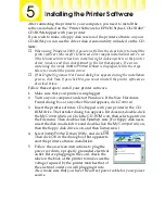 Preview for 4 page of Epson STYLUS COLOR 480 Setup Manual