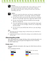 Preview for 6 page of Epson STYLUS COLOR 480 Setup Manual