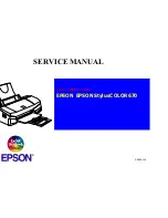 Epson Stylus Color 670 Service Manual предпросмотр