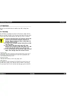 Предварительный просмотр 123 страницы Epson Stylus Color 670 Service Manual