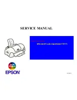 Epson Stylus Color 680 Service Manual preview