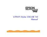 Epson Stylus Color 740 Manual предпросмотр