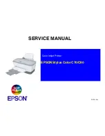 Предварительный просмотр 1 страницы Epson Stylus Color C70 Service Manual