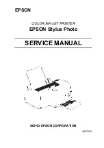 Epson Stylus Color Service Manual preview