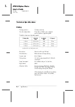 Preview for 178 page of Epson Stylus Color User Manual