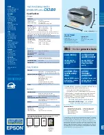 Preview for 6 page of Epson Stylus CX3100 Brochure & Specs