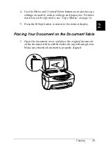 Предварительный просмотр 18 страницы Epson Stylus CX3100 Copy Manual