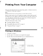 Preview for 70 page of Epson Stylus CX3500 Series Quick Reference Manual