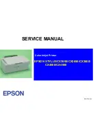 Epson Stylus CX3500 Series Service Manual preview