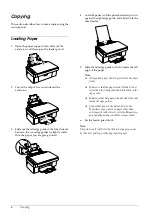 Предварительный просмотр 6 страницы Epson STYLUS CX3600 Basic Operation Manual