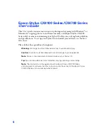 Preview for 5 page of Epson Stylus CX4100 Series User Manual