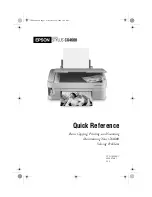 Preview for 1 page of Epson Stylus CX4600 Quick Reference