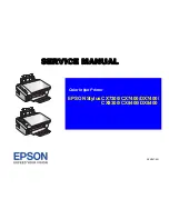 Epson Stylus CX7300 Series Service Manual preview