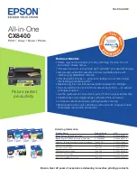 Epson Stylus CX8400 Series Brochure & Specs preview