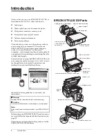 Preview for 2 page of Epson STYLUS DX4200 Series Basic Operation Manual