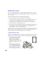 Предварительный просмотр 33 страницы Epson Stylus Photo 1270 Printer Basics Manual