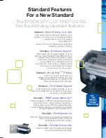 Preview for 6 page of Epson Stylus Photo 2100 Specifications