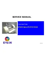 Epson Stylus Photo 820 Service Manual предпросмотр