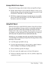 Preview for 29 page of Epson Stylus Photo 875 DC Manual