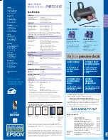 Предварительный просмотр 4 страницы Epson STYLUS PHOTO 915 Brochure & Specs