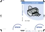 Epson Stylus Photo 925 User Manual preview