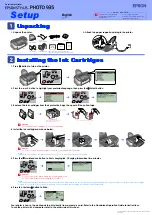 Epson Stylus Photo 935 Setup Manual preview